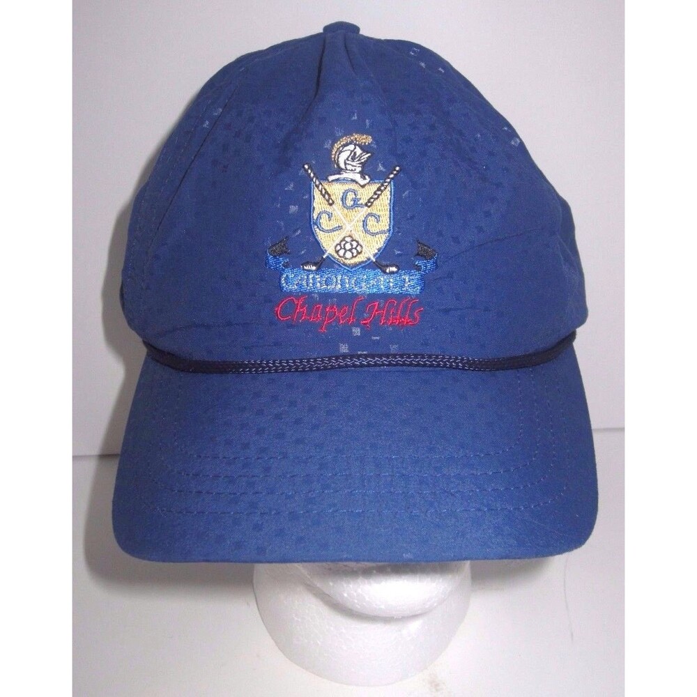 Vintage Canongate Chapel Hills - Lightweight Golf Hat Cap - Leather Buckle Back